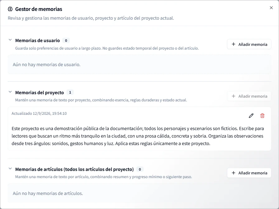 Gestionar la información que recuerda la IA